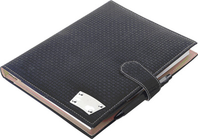 

Iwonder A5 Conference Folder(Handcrafted, Black)