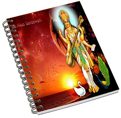 

Shopmania A5 Notebook(Maa Saraswati, Multicolor)