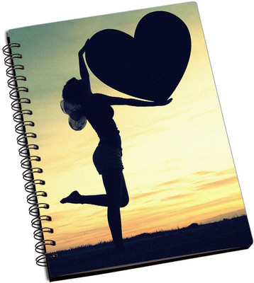 

Rangeele Inkers A5 Notebook(Heart Holding, Multicolor)