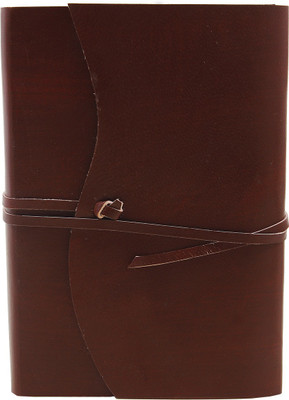 

Store Indya A5 Diary(Handcrafted Gift Set, Brown)