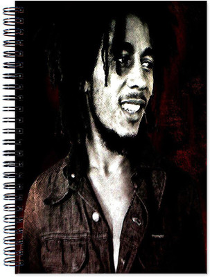 

VenTechno A5 Diary(Bob Marley Wirebound Ruled Paper Sheets Personal and Office Stationary Notebooks Diary, Multicolor)