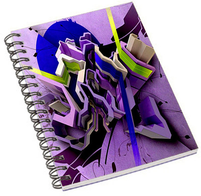

Shopmania A5 Notebook(DESIGNER PRINTED NOTEBOOK, Multicolor)