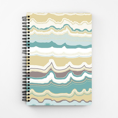 

RAYITE A5 Diary(Wave Pattern, Multicolor)