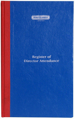 

Writeaway REGISTER OF DIRECTOR ATTENDENCE (Company Act-1956) Office Set(Blue)