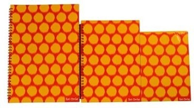 

Notex A4 Notebook(IKAT CIRCLE, Orange, Pack of 3)