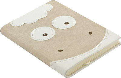 

Daycraft A6 Notebook(Animal Pals, Beige, White)
