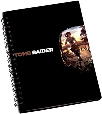 

Rangeele Inkers A5 Notebook(Tom raider lara Croft, Multicolor)