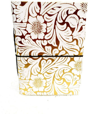 

Craftbazaar Regular Diary(Embrossed Design, White)