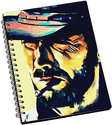 

Rangeele Inkers A5 Notebook(Clint eastwood painting, Multicolor)