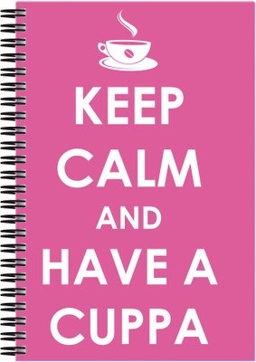 

Art Emporio A5 Notebook(Keep Calm and Have a Cuppa, Multicolor)