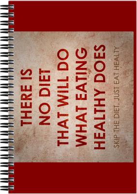 

Art Emporio A5 Notebook(Healthy Eating, Multicolor)