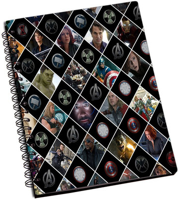 

Rangeele Inkers A5 Notebook(Avengers Collection, Multicolor)