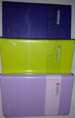 

Bilt Matrix A6 Notebook(Hard PU, Dark Blue, Light Blue, Fluorescent Green, Pack of 3), Dark blue;fluorescent green;light blue
