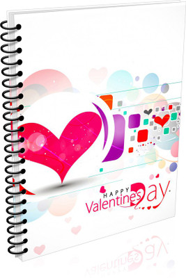 

VenTechno A5 Diary(Valentine Special A5 - Diary (Spiral Bound), Multicolor)