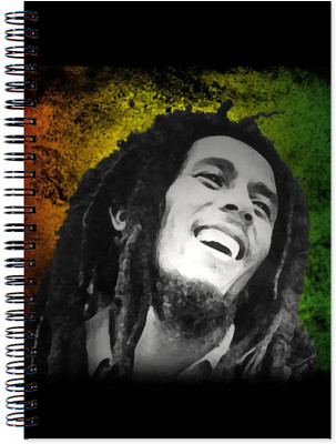 

VenTechno A5 Diary(Bob Marley Wirebound Ruled Paper Sheets Personal and Office Stationary Notebooks Diary, Multicolor)