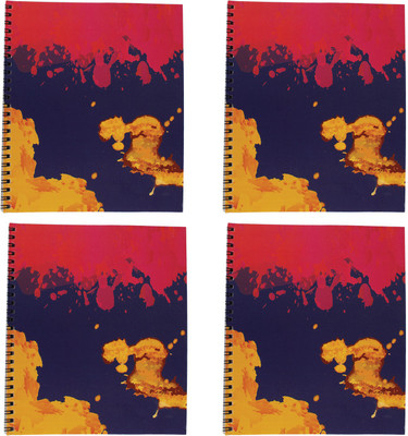 

PapyrusBolsys Regular Notebook(Watercolor, Multicolor, Pack of 4)