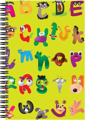 

Art Emporio A5 Notebook(ABCD, Multicolor)
