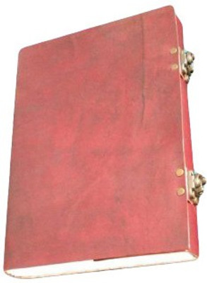 

eShilp Regular Journal(Handmade Plain Leather Cover Diary-2 Lock Closure-Pasted Binding Size 23x13x2.5 Cm Brown, Brown)