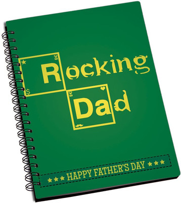 

ShopMantra A5 Notebook(Rocking Dad Father's Day Cushion Cover, Multicolor)