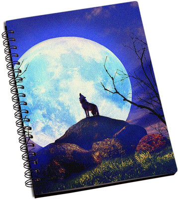 

Rangeele Inkers A5 Notebook(Roaring Wolf, Multicolor)