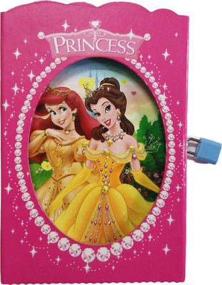 

VKT Assorted Diary(Disney Princess Lock Diary, Multicolor)
