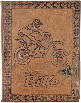 

Hare Krishna A5 Diary(Bike Emboss leather Diary, Tan)