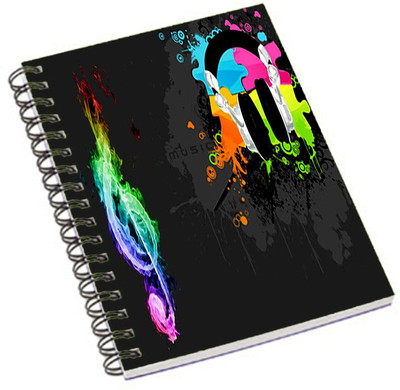 

Shopmania A5 Notebook(DESIGNER PRINTED NOTEBOOK, Multicolor)