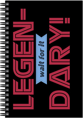 

Art Emporio A5 Notebook(Legen - Dary, Multicolor)