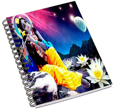 

Shopmania A5 Notebook(Krishna Bansuri, Multicolor)