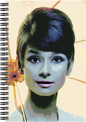 

Art Emporio A5 Notebook(Audrey Hepburn, Multicolor)