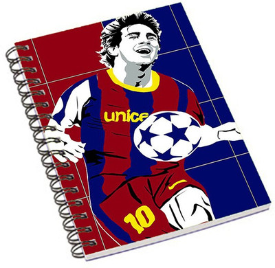 

Shopmania A5 Notebook(Messi, Multicolor)