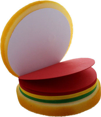 

Unique Collections Assorted Memo Book(Burger Shape Memo Pad, Multicolor)