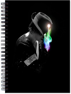 

VenTechno A5 Diary(Michael Jackson Wirebound Ruled Paper Sheets Personal and Office Stationary Notebooks Diary, Multicolor)