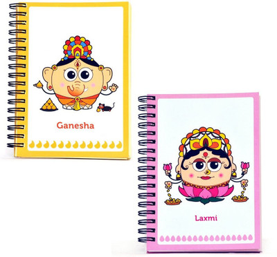 

Little India Mini Diary(COMB413Multicolor, Multicolor, Pack of 2)