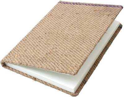 

Store Indya Regular Journal(Rustic Hand Crafted Jute Cover, Beige)