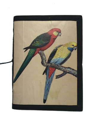 

Rstore Regular Journal(Handmade Parrot Photo Bahi (Size 20x14.8 CM), Multicolor)