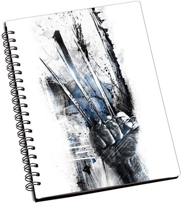 

Rangeele Inkers A5 Notebook(Wolverine Claws Art, Multicolor)