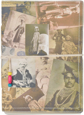 

Hare Krishna A5 Journal(Indian Raja Maharaja Canvas Print notebook diary, Multicolor)