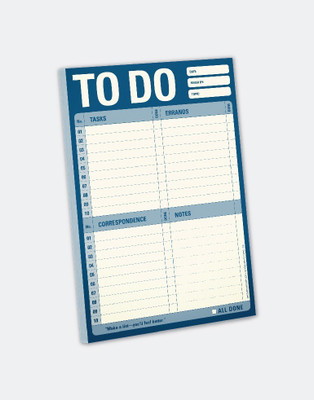 

Mufubu Regular Note Pad(TO DO Pad, Blue)