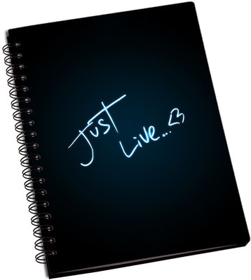 

Rangeele Inkers A5 Notebook(Just Live, Multicolor)
