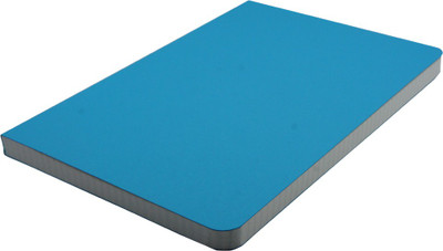 

inkFlap A5 Notebook("FlapBook" Hue Notebook Series Square Grid - Cyan Color, Cyan)