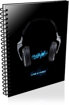 VenTechno A5 Diary(Music A5 - Diary (Spiral Bound), Multicolor)