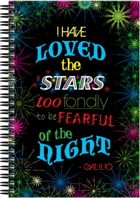 

Art Emporio A5 Notebook(I have Loved the Stars, Multicolor)