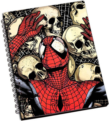 

Rangeele Inkers A5 Notebook(Spiderman On Skulls, Multicolor)
