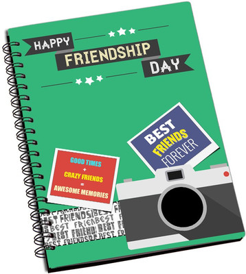 

ShopMantra A5 Notebook(Best Friends Retro Camera Design, Multicolor)