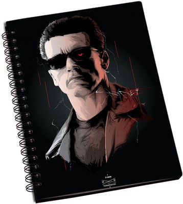 

Rangeele Inkers A5 Notebook(Terminator fan Art, Multicolor)