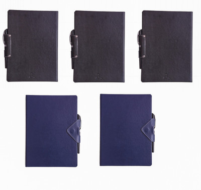 

Anupam B5 Notebook(Fluct With Elastic Closure 5Qty, Multicolor)