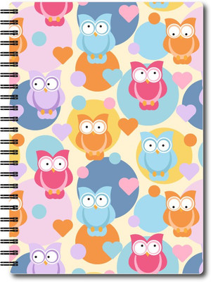 

Nourish A5 Notebook(A5 Size Plain Pages Colourful Graphic Diary, Multicolor)