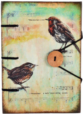 

Craft Club Regular Diary(musical bird print in special binding, Multicolor)