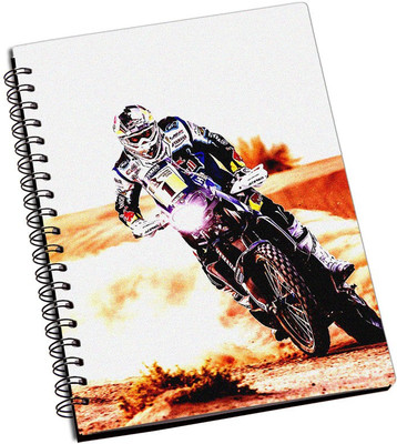 

Rangeele Inkers A5 Notebook(Bike Racing On Dirt, Multicolor)